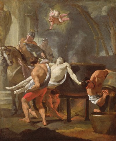 A sketch of The Martyrdom of Saint John the Evangelist, 1641 by Charles Le Brun